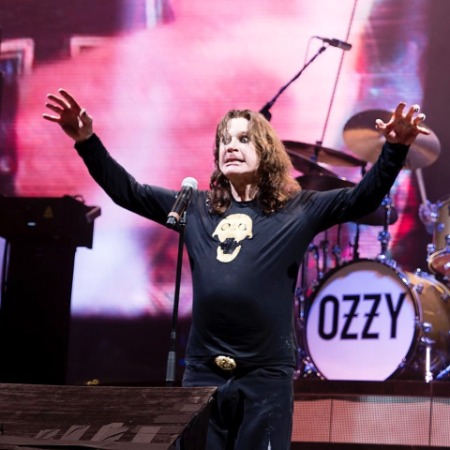 Ozzy Osbourne during one of his concerts in Jacksonville, Florida.
